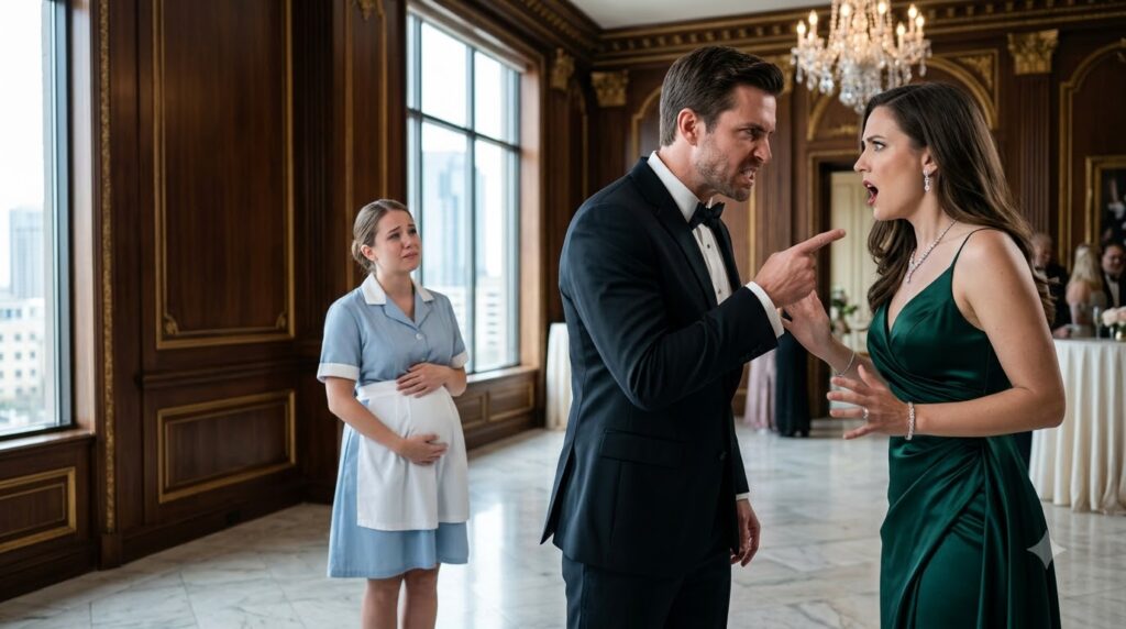 His Pregnant Wife Worked As A Maid Until He Recognized Her At The Gala