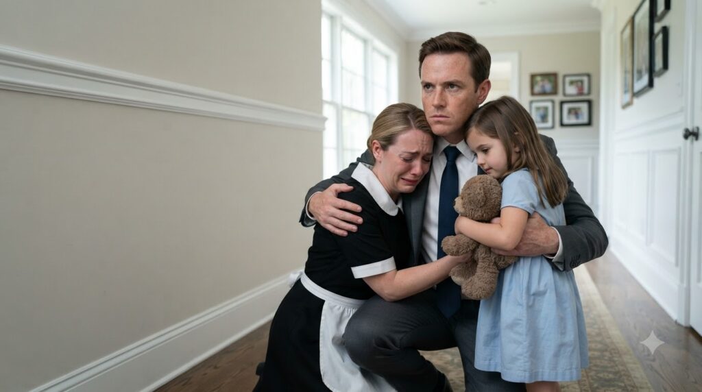 Cruel Stepmother Kicks Maid Before Husband Delivers Ultimate Justice